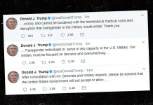 Trump announces ban on transgender people in US military