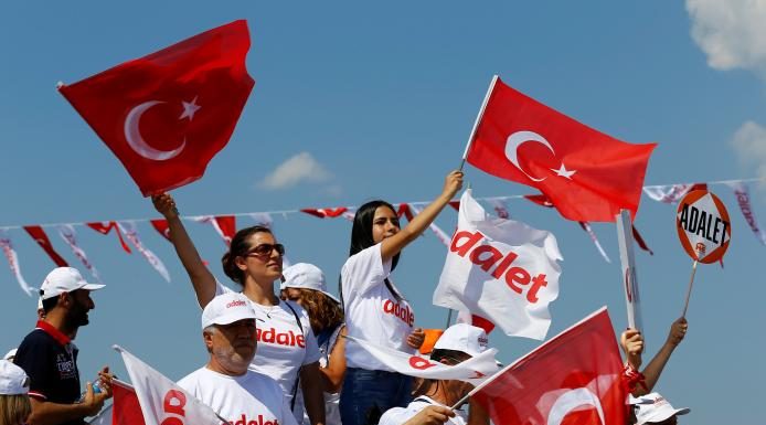 Huge crowd rallies in Istanbul against Turkey’s post-coup crackdown