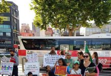 BNM protests in South Korea against Awaran Operation