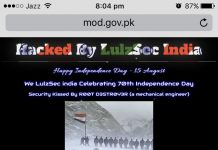Pakistan’s government websites hacked by Indian hackers
