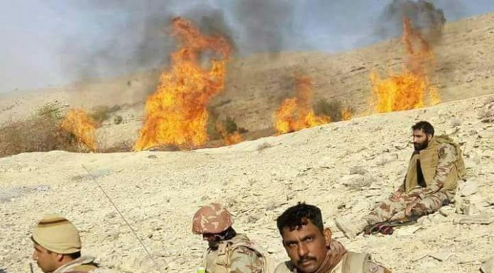 Scores of houses burnt in Sibbi in a military operation