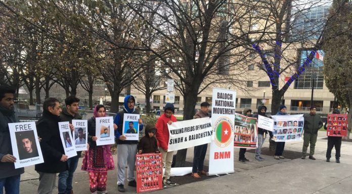 Toronto Protest Demands Freedom for BSO-Azad Leader and others