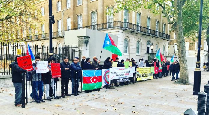 Baloch and Sindhi organisations protest in London against abduction of Baloch women and children