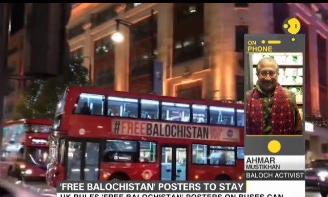 ‘Free Balochistan’ posters to stay: UK advertising authority rules