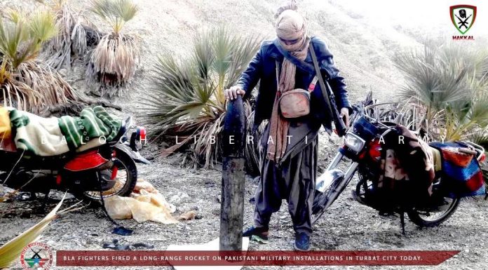 BLA claims responsibility for rocket attack on Makuran Mela, releases video of other attacks