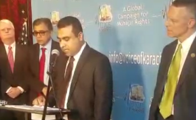 BNM leader presents Balochistan’s case in front of US Congressmen