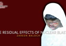 The Residual effects of nuclear blasts – Zareen Baloch