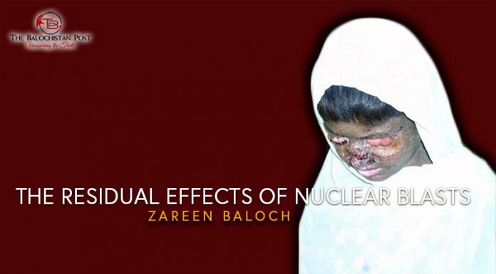 The Residual effects of nuclear blasts – Zareen Baloch