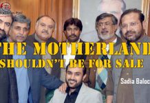 The Motherland shouldn’t be for sale – Sadia Baloch