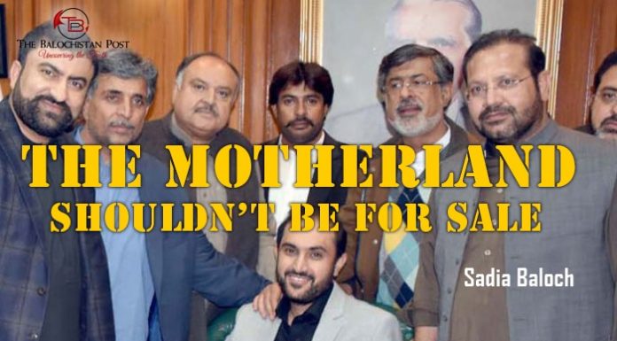 The Motherland shouldn’t be for sale – Sadia Baloch