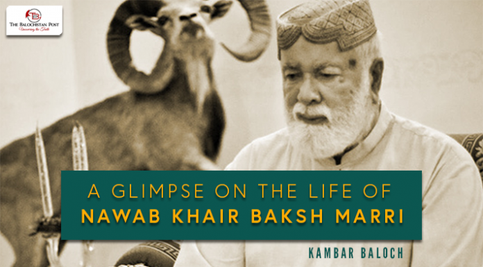 A Glimpse on the life of Nawab Khair Baksh Marri – Kambar Baloch