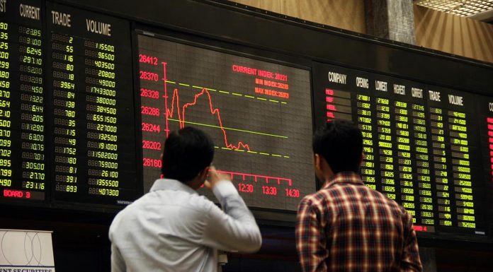 Pakistan stock exchange posts one of largest intraday declines