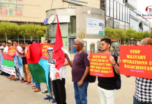 BRP Protests in Germany against human rights violations in Balochistan