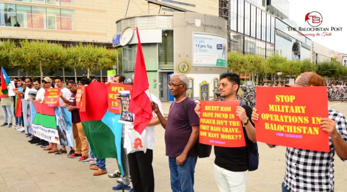 BRP Protests in Germany against human rights violations in Balochistan