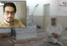 Iranshahr: Baloch father’s sit-in protest in mosque against son’s disappearance