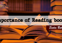Importance of Reading books – Sadia Baloch