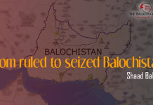 From ruled to seized Balochistan – Shaad Baloch