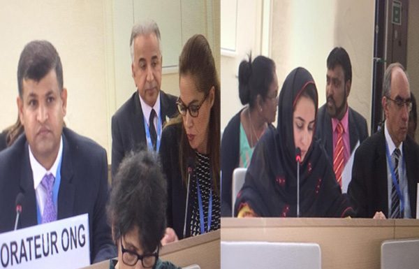 Baloch activists accuse Pakistan of xenophobia at UN