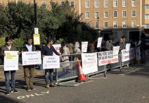London: World Sindhi Congress protests against construction of dams