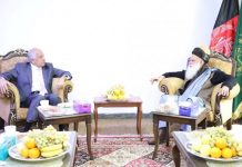 US Adviser Khalilzad meets former Jihadi leader Sayaf to discuss peace
