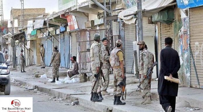 Turbat city on lockdown against Pakistani forces