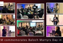 BNM commemorates Baloch Martyrs Day in UK