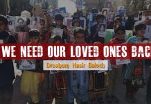 We need our loved ones back-Droshum Baloch
