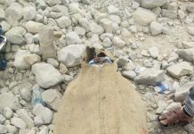 Quetta: A dead body found in a sack