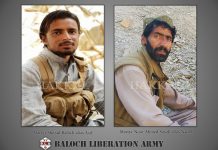 Kharan: Two BLA fighters killed in a combat with forces