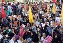 ‘Missing persons’ families arrested outside president’s residence