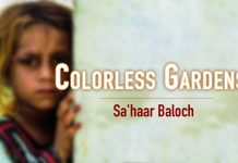 Colorless Gardens – Sa’haar Baloch