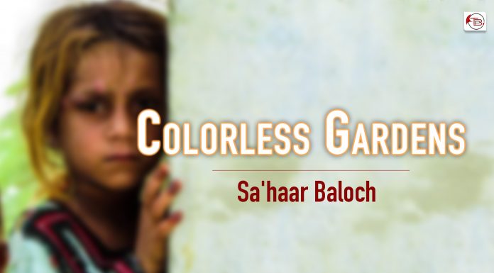 Colorless Gardens – Sa’haar Baloch