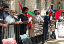BNM demonstrates in Europe on International day of enforced disappearances