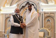Indian Prime Minister receives UAE’s top honour award