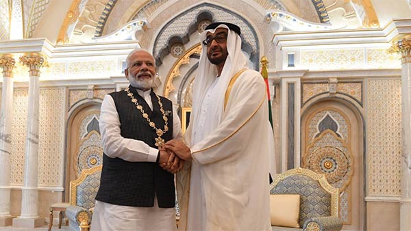 Indian Prime Minister receives UAE’s top honour award
