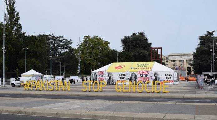 Geneva: Diplomats from various counties were briefed about Balochistan situation by BHRC