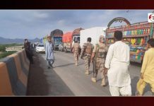 Lasbela: Transporters protest against FC’s behavior