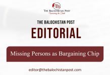 Missing persons as bargaining chip – TBP Editorial