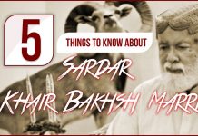 5 Things To Know About Sardar Khair Bakhsh Marri