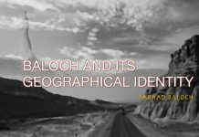 Baloch and its geographical identity – Farhad Baloch