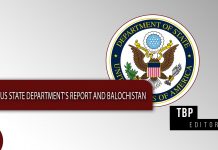 US state department’s report and Balochistan – TBP Editorial