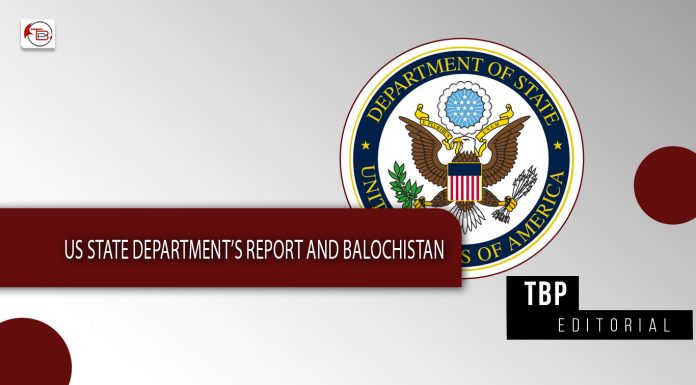 US state department’s report and Balochistan – TBP Editorial