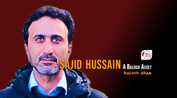 Sajid Hussain: A Baloch Asset – Baloch Khan