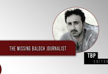 The missing Baloch journalist – TBP Editorial