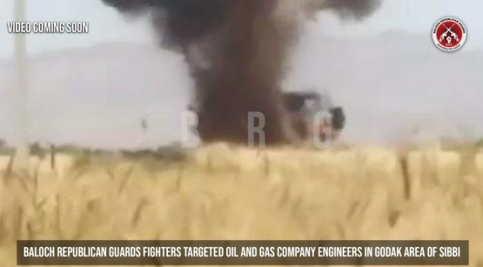 BRG targets foreign company’s engineers in Balochistan