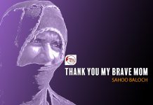 Thank You My Brave Mom – Sahoo Baloch