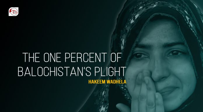 The one percent of Balochistan’s plight – Hakeem Wadhela