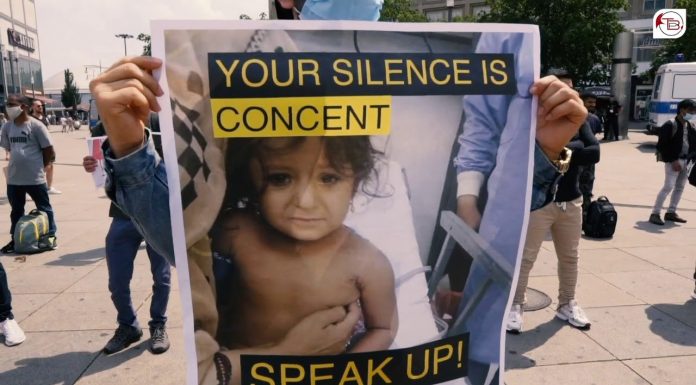 Baloch Community Protests in Germany Against Dannuk Incident