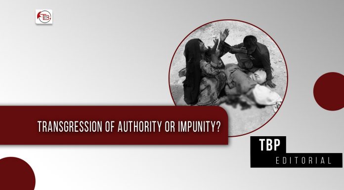 Transgression of authority or impunity – TBP Editorial
