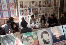 Pashtun Tahaffuz Movement delegation visits the missing persons’ camp in Quetta